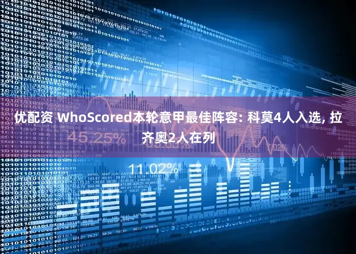 优配资 WhoScored本轮意甲最佳阵容: 科莫4人入选, 拉齐奥2人在列